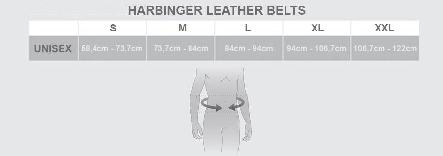  Harbinger Ζώνες για βάρη 4 Inch Padded Leather Belt / Ζώνη Προπόνησης 