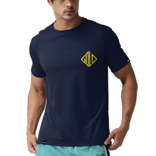 Gold-Touch-T-Shirt-Blue