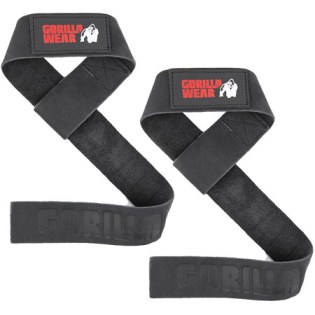 Gorilla-Leather-Lifting-Straps-Black