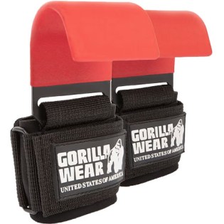 Gorilla-Weight-Lifting-Hooks-Black-Red-2