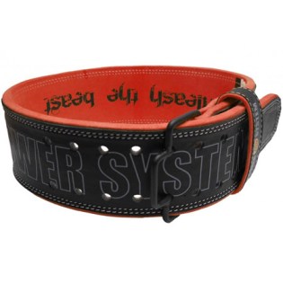 Power-System-Heavy-Duty-Powerlifting-Belt-Power-Beast-Red