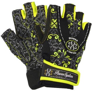 Power-System-Womens-Fitness-Gloves-Classy-Yellow